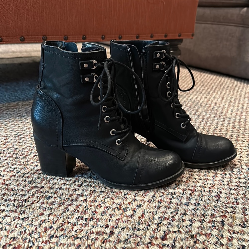 Steve Madden Westmont Heeled Combat Booties